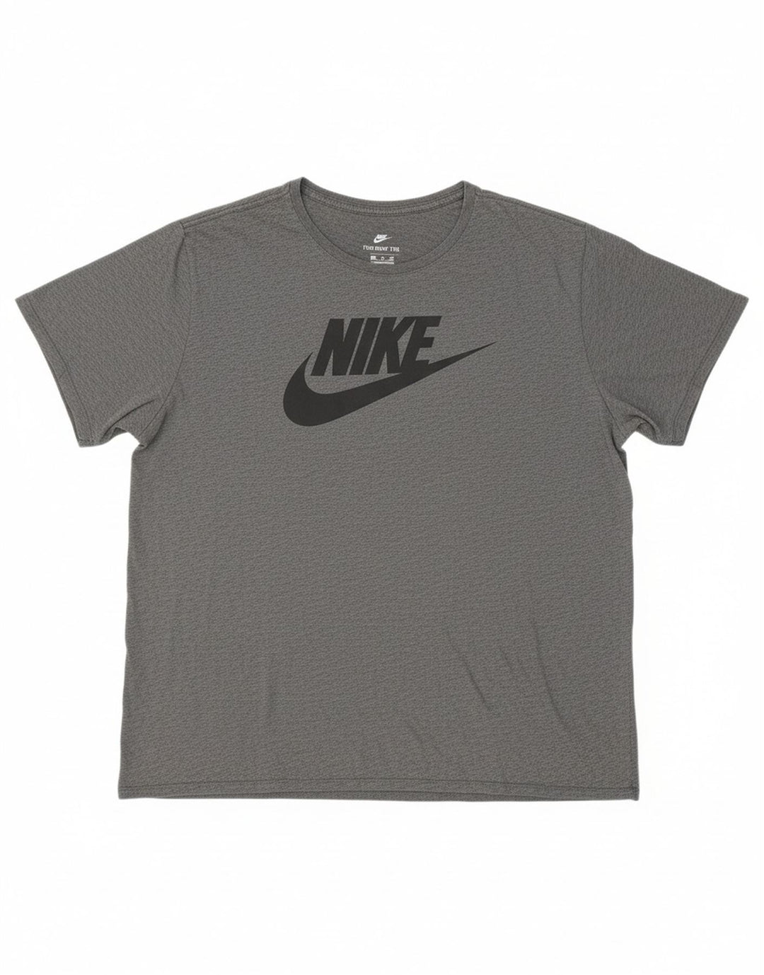 NIKE Mens Graphic T-Shirt Top 2XL Grey Cotton