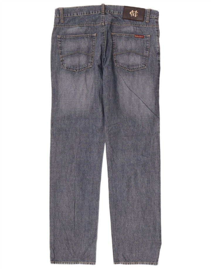 Jeans dritti da uomo Marlboro Classics W33 L32 cotone blu