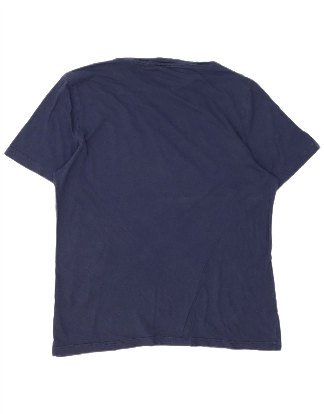 T-shirt grafica da uomo REEBOK Top Large in cotone blu navy