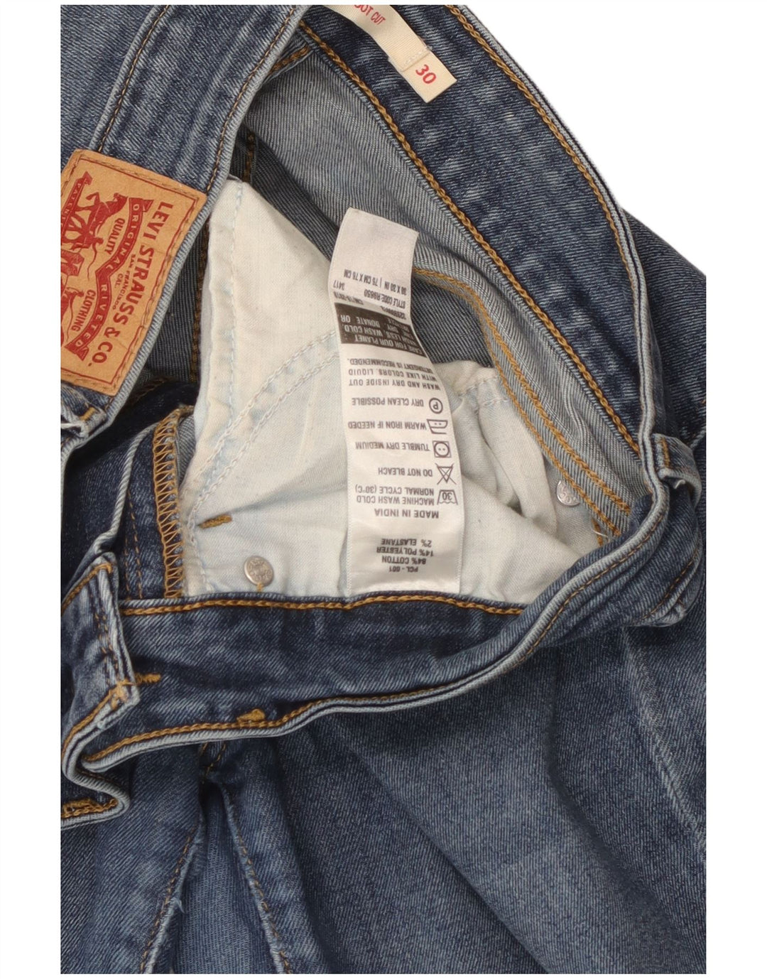 Jeans Levi's 715 Bootcut da donna W30 L30 in cotone blu