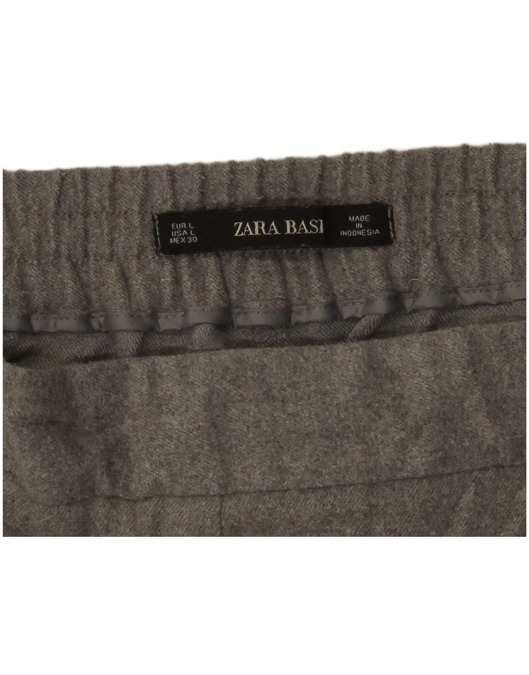 Pantaloni cropped Zara da donna grandi W30 L25 grigi