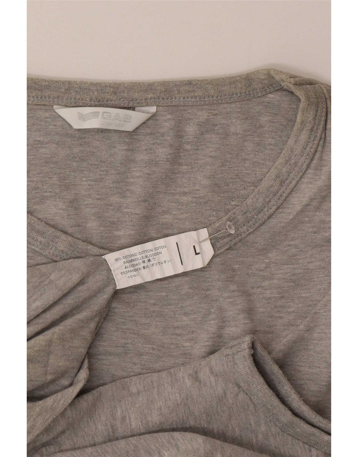 Gilet da uomo Levi's grande in cotone chiazzato grigio