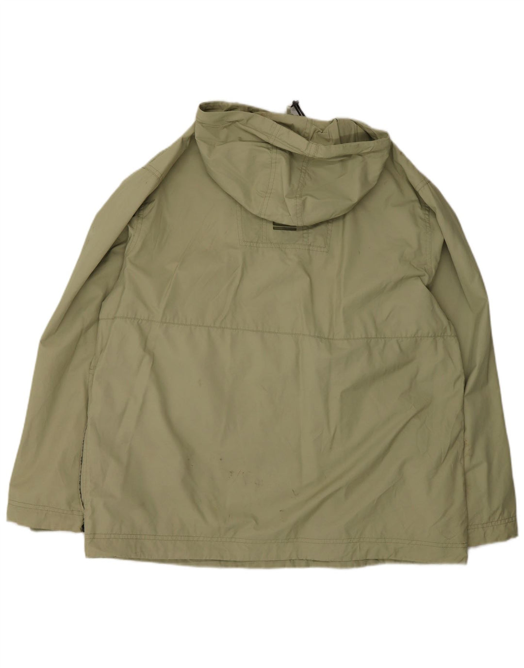 Giacca anorak da uomo con cappuccio CAT UK 40 grande cotone kaki