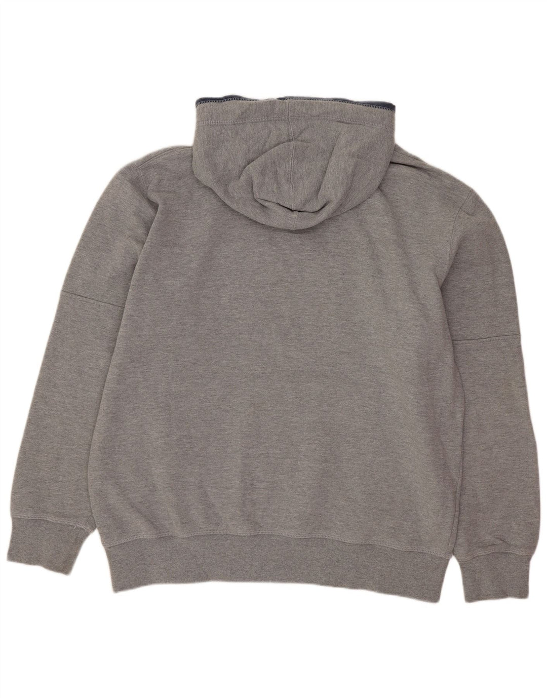 Felpa con cappuccio grafica da uomo Diadora XL in cotone grigio