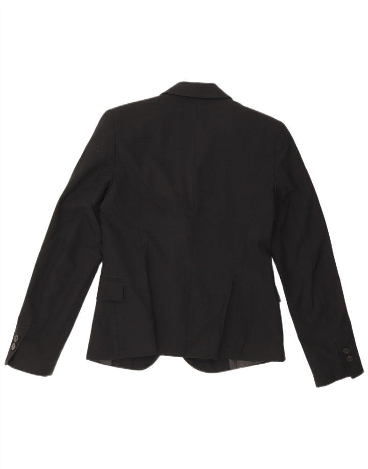 Giacca blazer a 1 bottone da donna Zara EU 36 XS poliestere nero