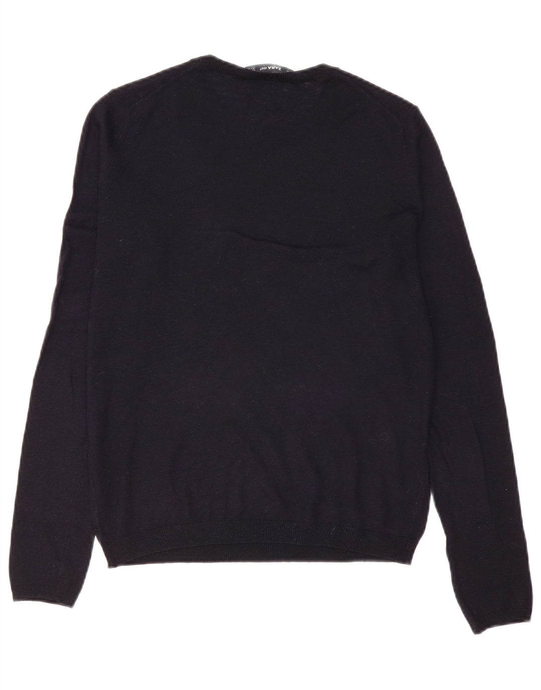 Maglione maglione girocollo da donna Zara UK 10 piccolo nero