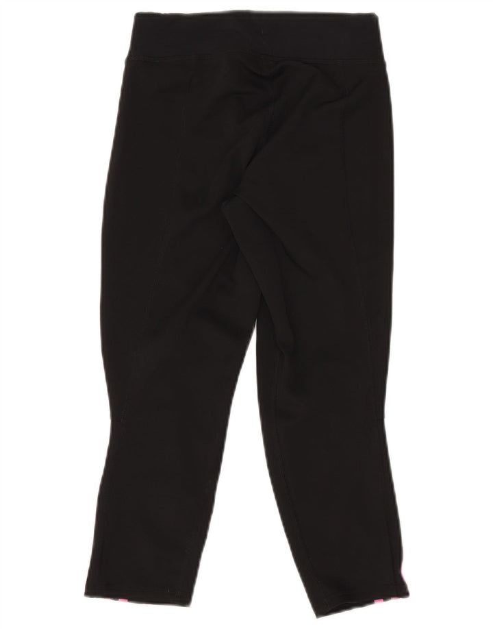Leggings Capri da donna ADIDAS UK 4/6 XS poliestere nero