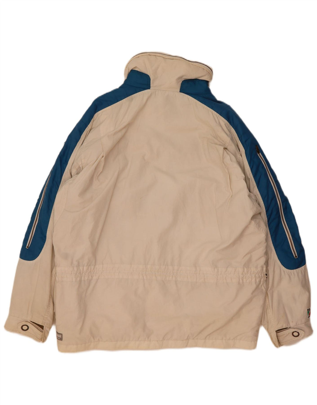 Giacca da sci oversize con cappuccio da uomo Colmar IT 50 Medium Off White Colourblock