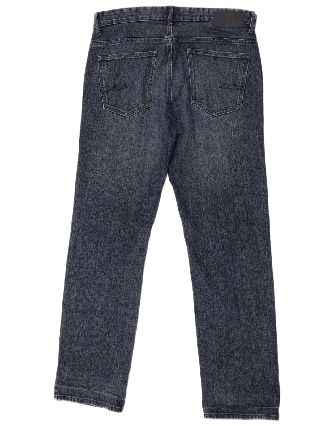 Jeans dritti da uomo Calvin Klein W34 L32 cotone blu