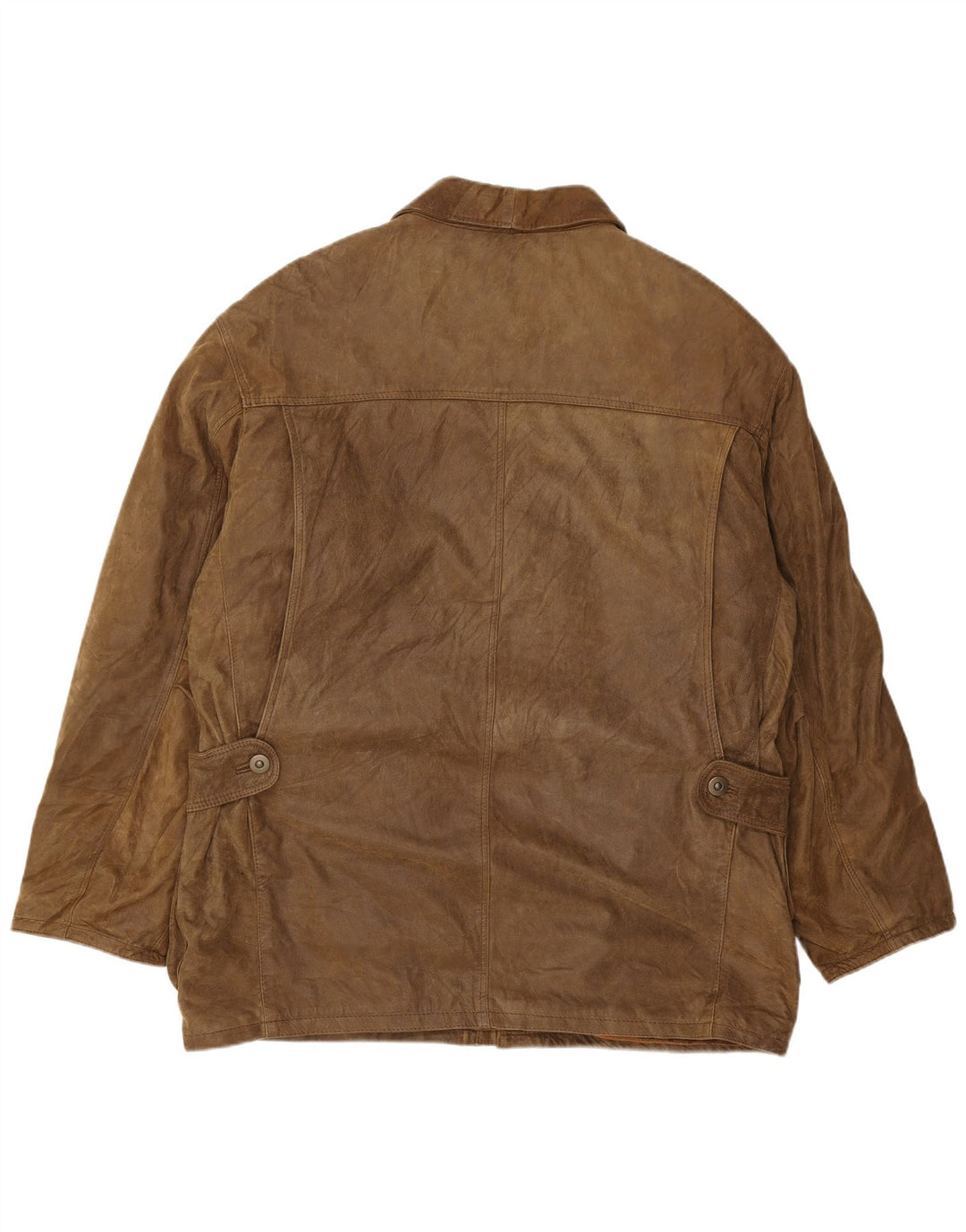 Giacca in Pelle Uomo Essebi IT 54 2XL Pelle Marrone