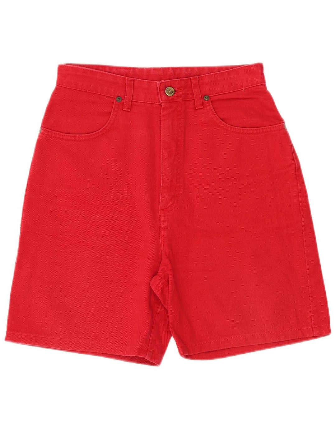 Pantaloncini di jeans Carmel da uomo LEE W30 in cotone rosso medio
