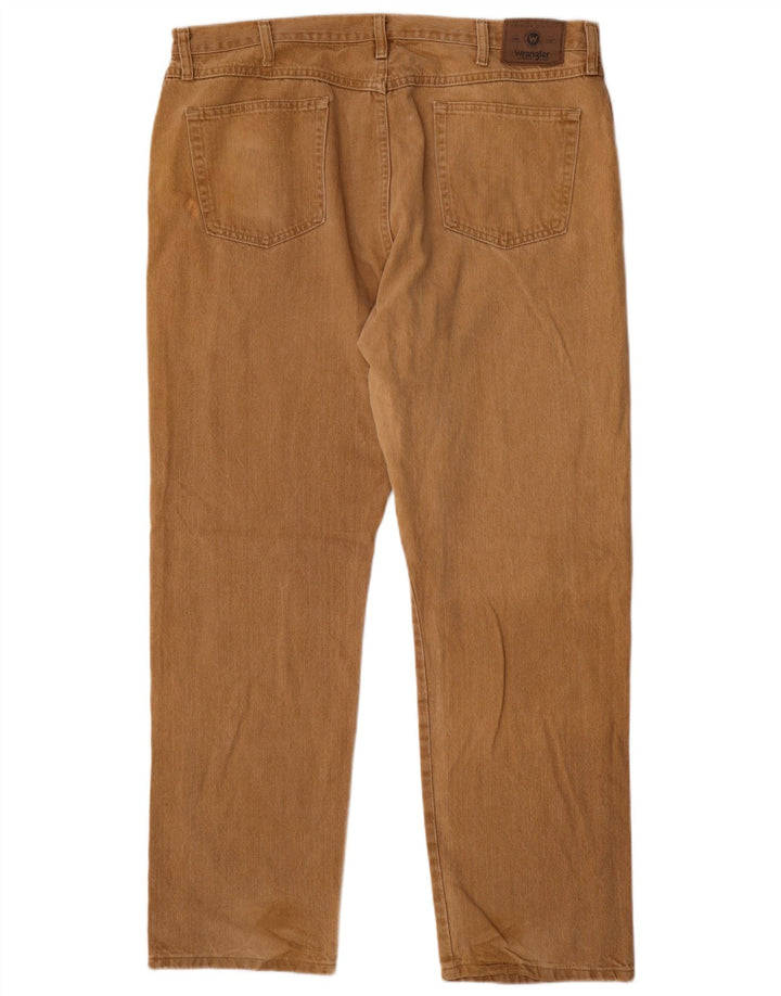 Jeans dritti da uomo Wrangler W40 L32 cotone beige