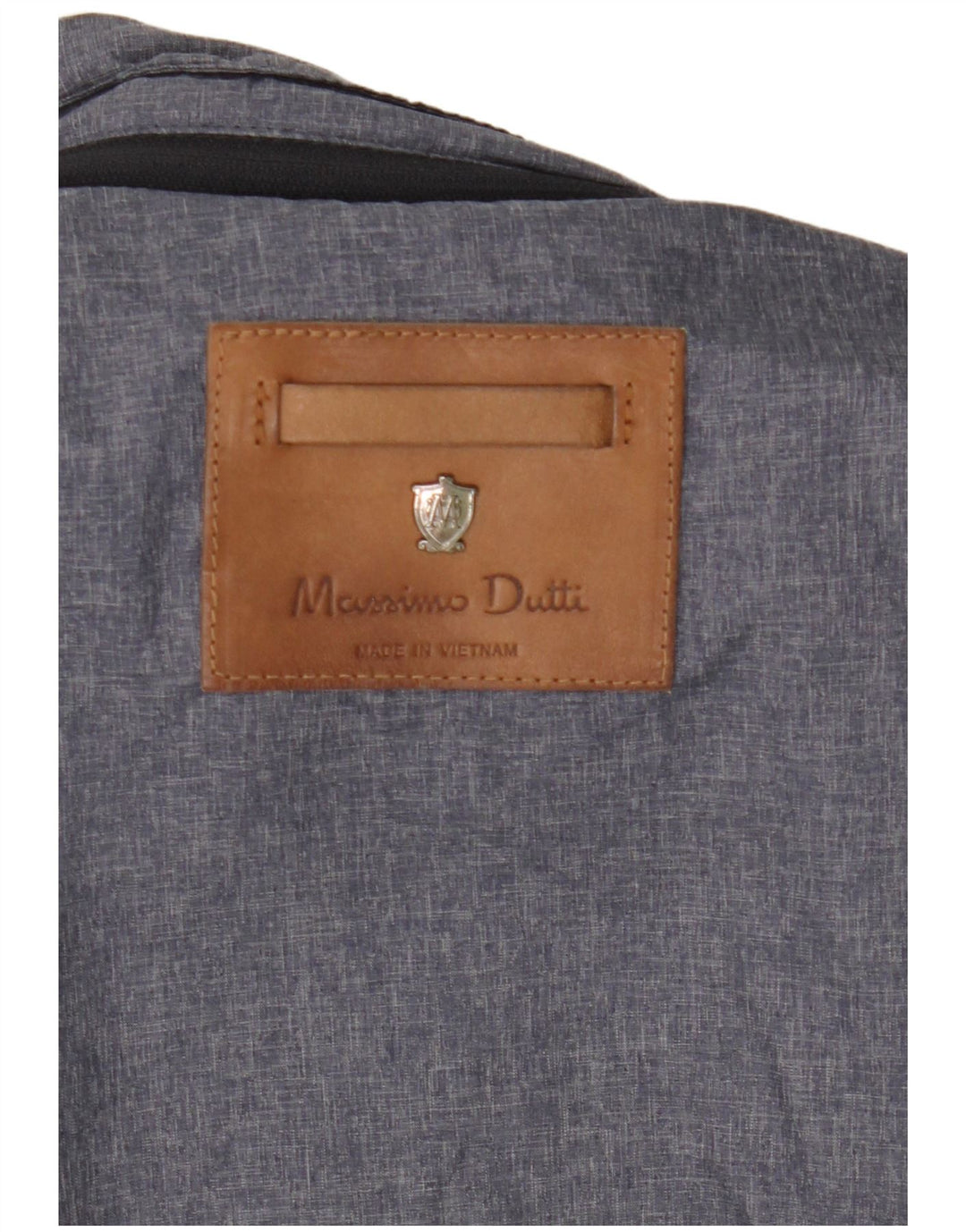 Giacca utility da uomo Massimo Dutti UK 38 nylon blu navy medio