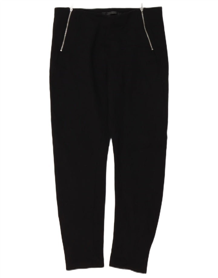 Leggings ZARA Trafaluc da donna UK 14 grandi neri