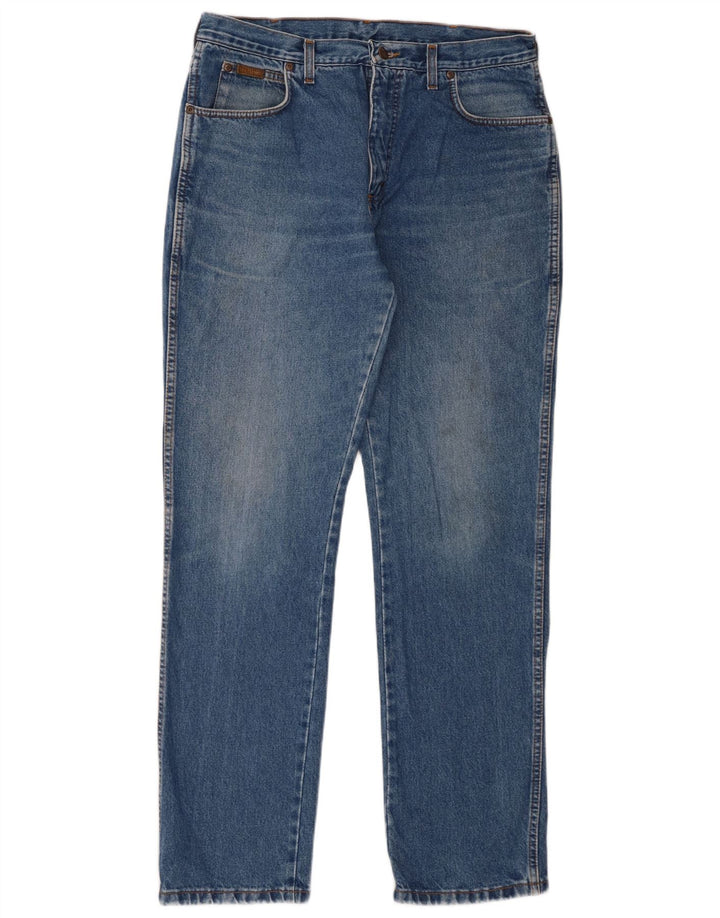 Jeans dritti da uomo Wrangler W32 L33 Blu