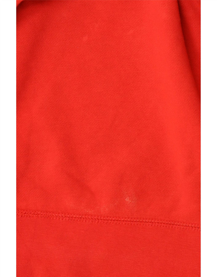 Felpa con grafica Nike da uomo, piccola, in cotone rosso