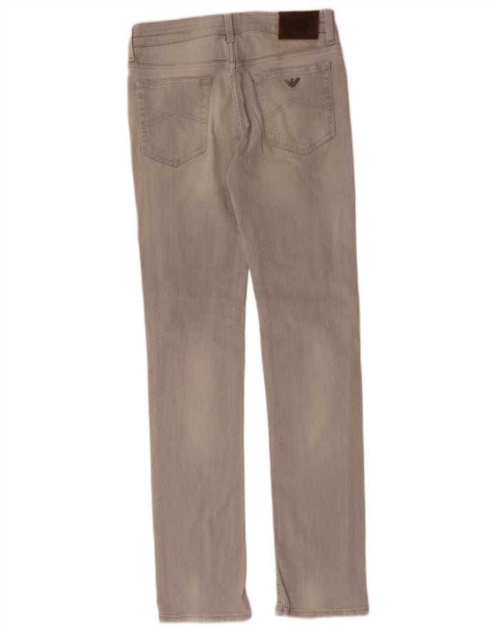 ARMANI JUNIOR Boys Slim Jeans 13-14 Years W28 L33 Grey Cotton