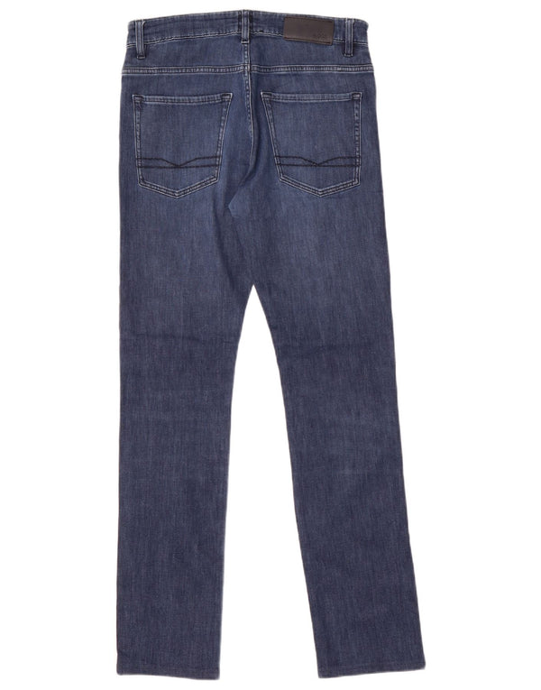 Jeans slim da uomo Hugo Boss W30 L29 cotone blu navy