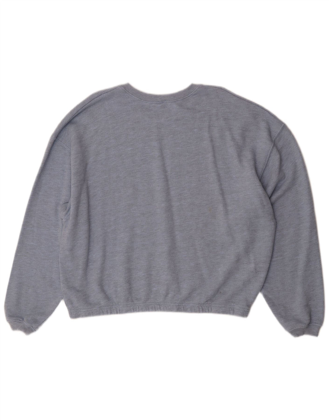 Felpa da donna vintage americana maglione UK 16 grande blu classico