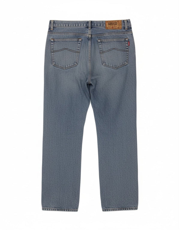 CASUCCI Mens Straight Jeans IT 54 2XL W36 L30 Blue Cotton