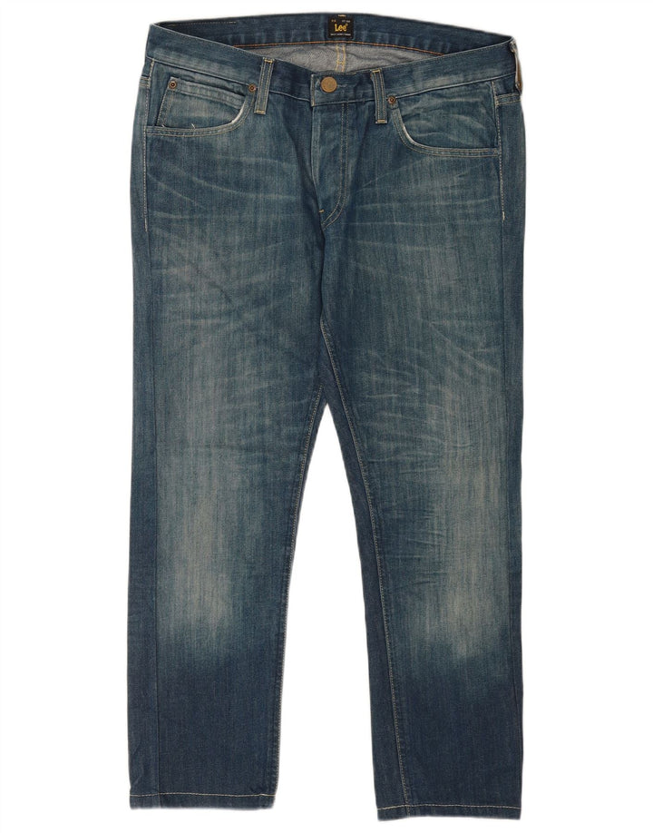 Jeans dritti da uomo Lee Daren W33 L26 cotone blu