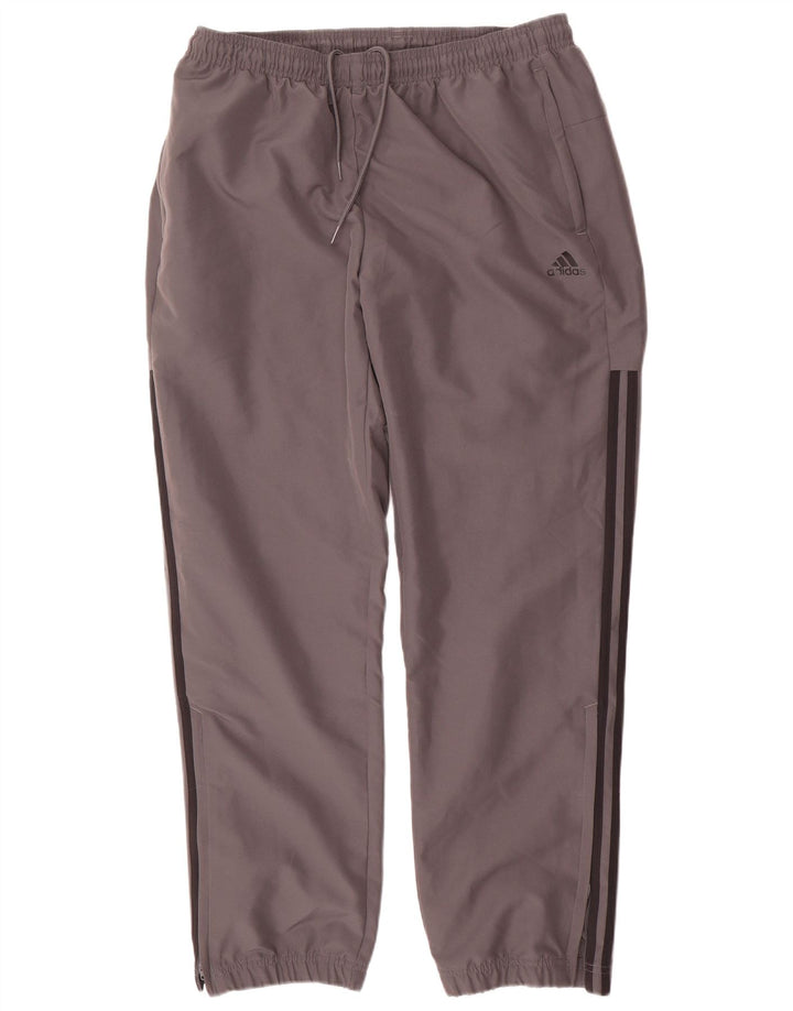Pantaloni da tuta da uomo Adidas Joggers grandi in poliestere grigio