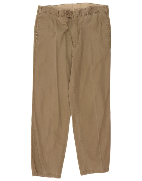 Pantaloni chino affusolati da uomo Burberry IT 54 XL W38 L30 Cotone beige