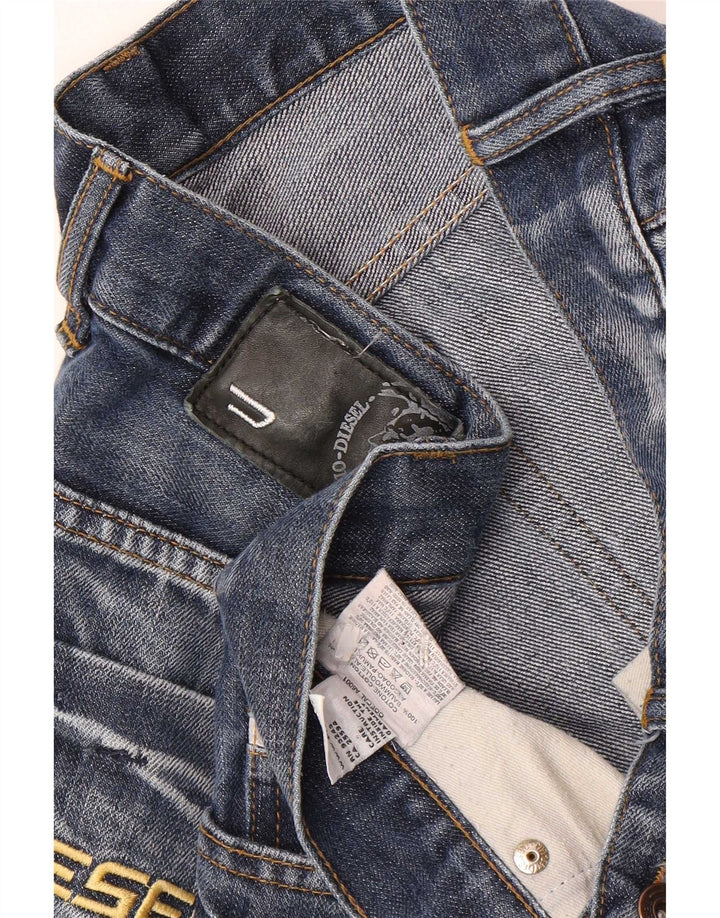 Jeans dritti da uomo Diesel W34 L34 cotone blu
