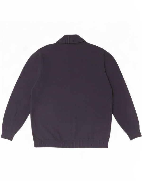 Polo Assn. Maglione cardigan da uomo XL in cotone blu navy