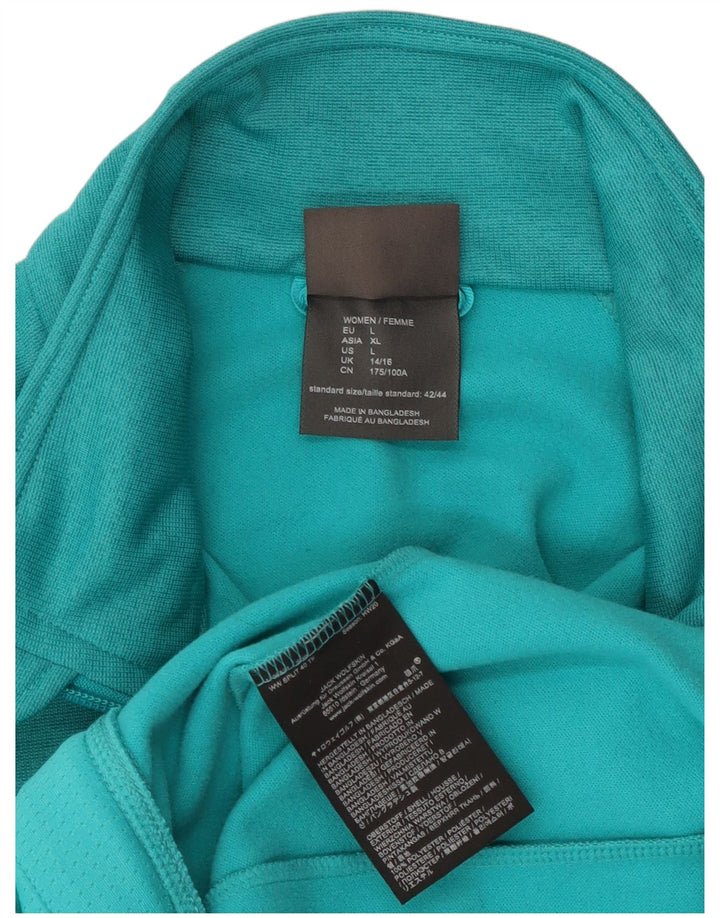 Giacca da tuta da donna Jack Wolfskin UK 14/16 Large Turchese