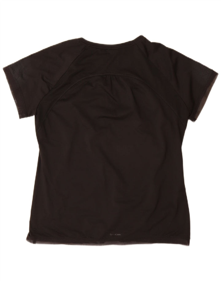 T-shirt Adidas Climacool da donna Top UK 22 XL poliestere nero