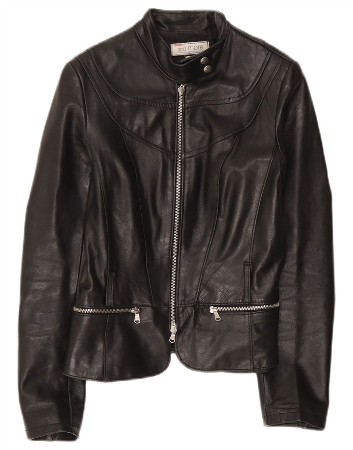 Giacca in pelle da donna Bata and More IT 44 media pelle nera