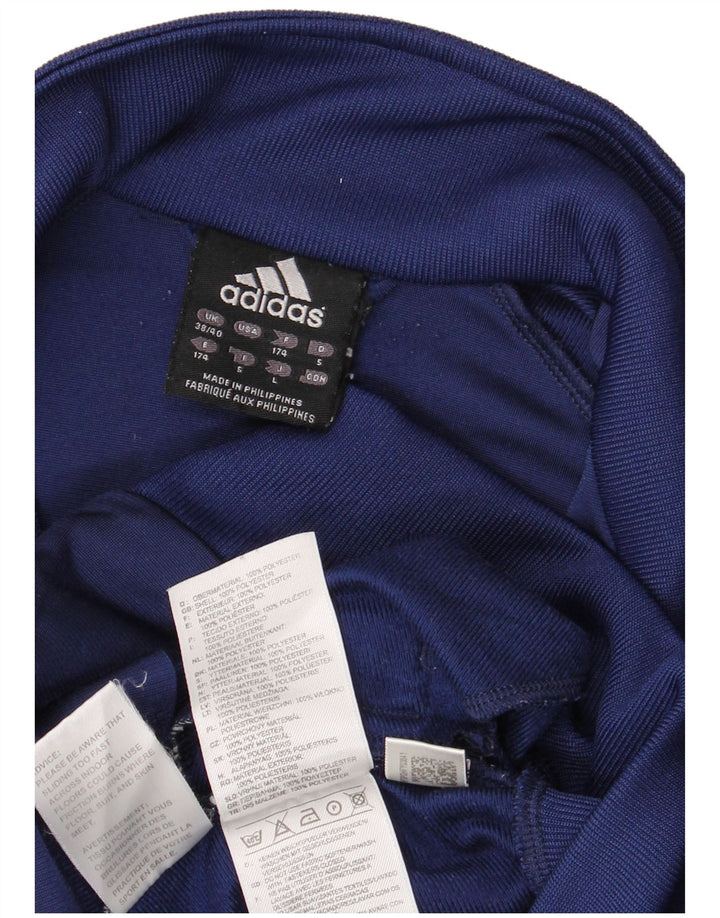 Giacca da tuta da uomo Adidas UK 38/40 Medium Blu Navy Colourblock