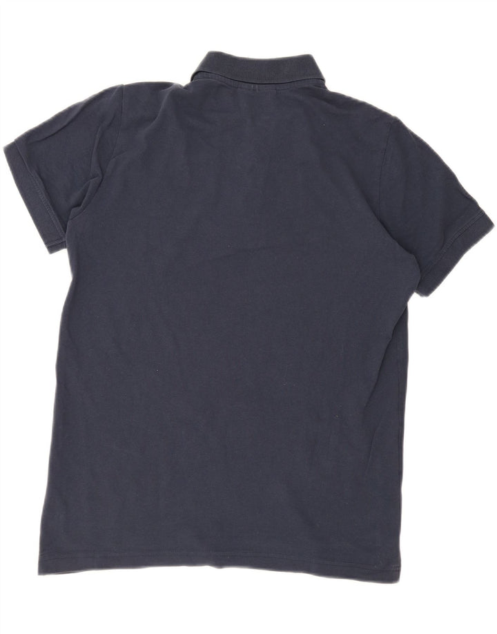 Polo KAPPA da uomo in cotone medio blu navy