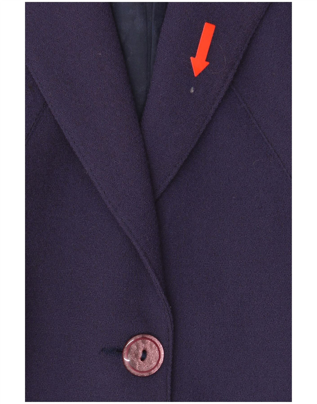 Giacca Blazer a 3 Bottoni da Donna A.Basile IT 46 Large Viola Lana