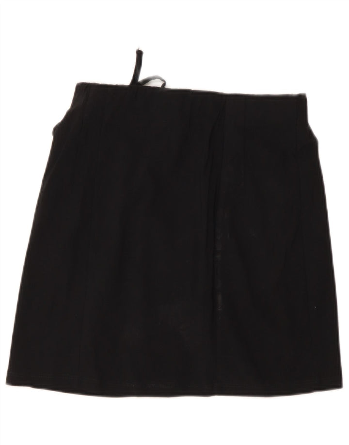 Minigonna da donna Topshop UK 10 piccola W26 viscosa nera