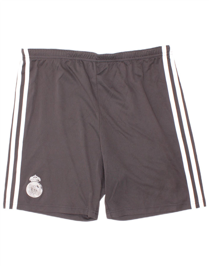 Pantaloncini sportivi Adidas Climacool da ragazzo 13-14 anni in poliestere nero