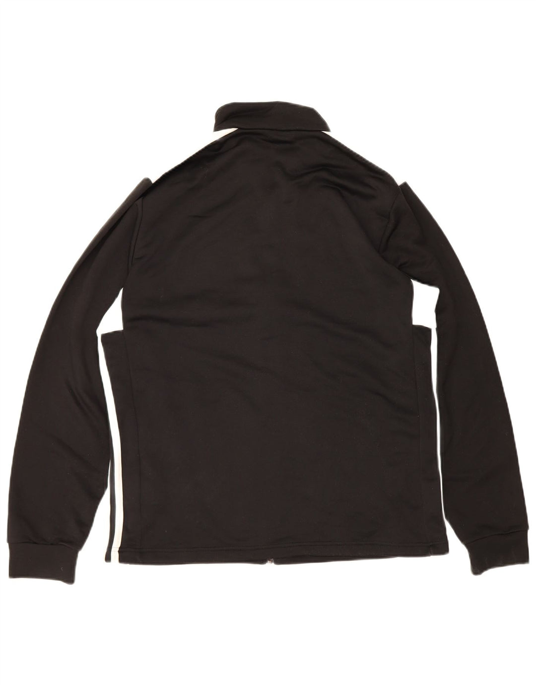 Giacca da ginnastica da uomo Adidas, giacca grande, in poliestere color block nero
