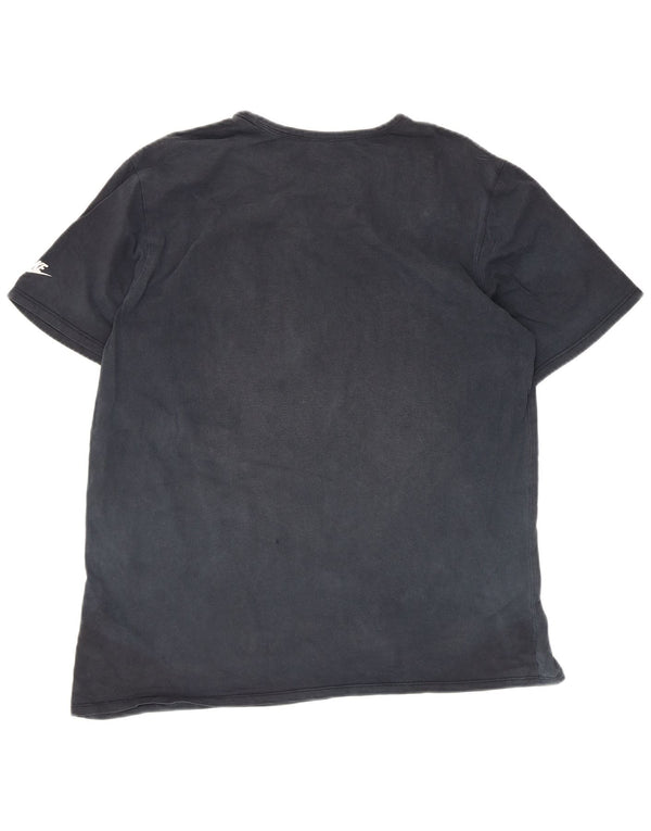 T-shirt grafica Nike da uomo con taglio atletico, XL, cotone blu navy