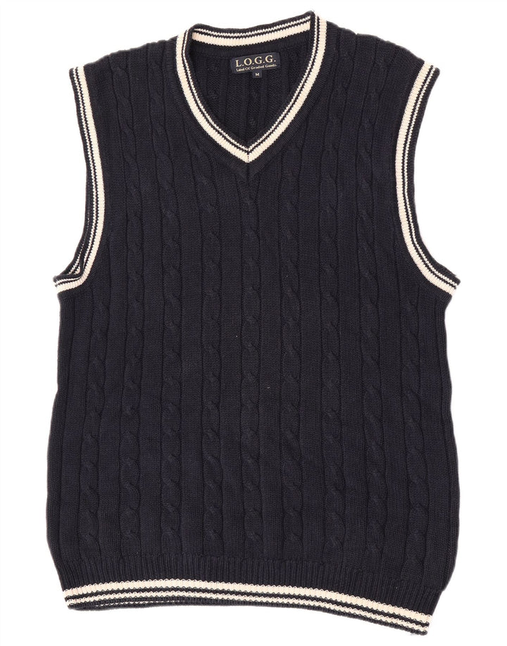 Canotta da uomo L.O.G.G. Canotta media in ramie blu navy