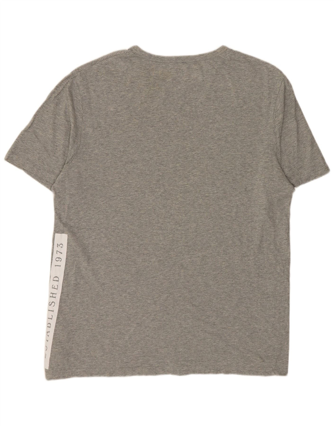 TIMBERLAND T-shirt grafica da uomo con vestibilità regolare, top in cotone chiazzato grigio medio