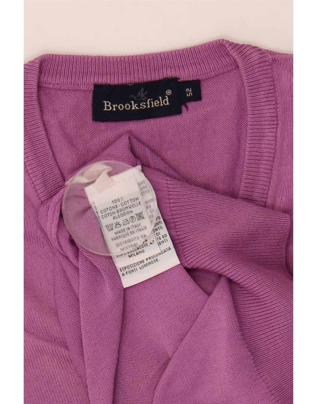 Canotta da uomo Brooksfield IT 52 Large in cotone viola