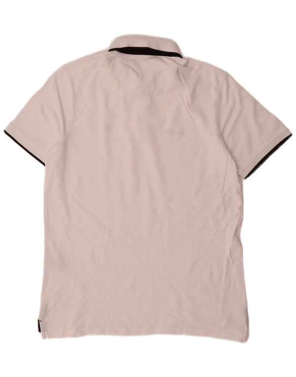 Polo da uomo Jack & Jones XL in cotone bianco
