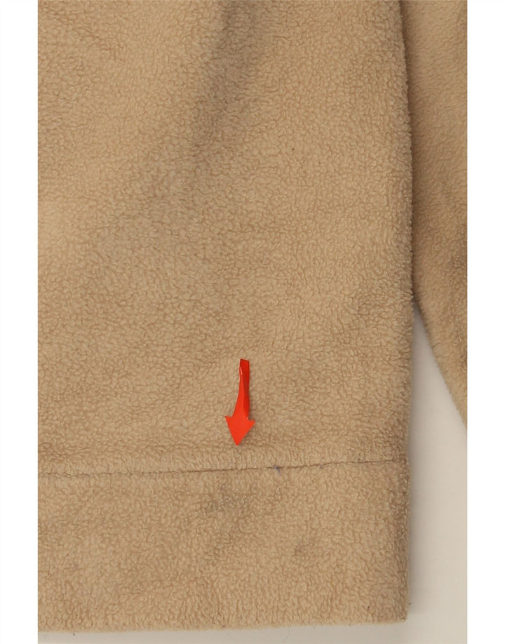 Giacca in pile con cappuccio da donna Tommy Hilfiger UK 18 XL Poliestere beige