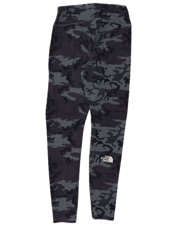 Leggings da donna The North Face UK 12 medio cotone mimetico blu navy