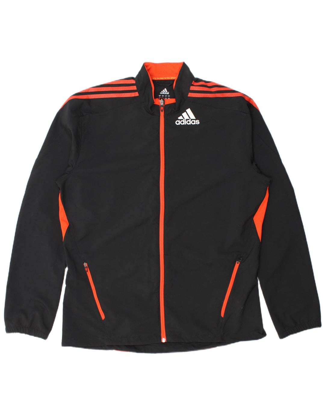 Giacca da uomo Adidas Climalite Top Jacket Large Black Colourblock