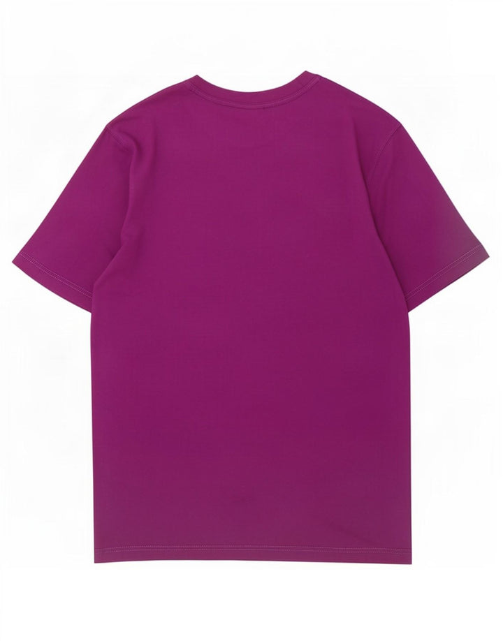 T-shirt grafica da uomo Fila Top in cotone viola medio