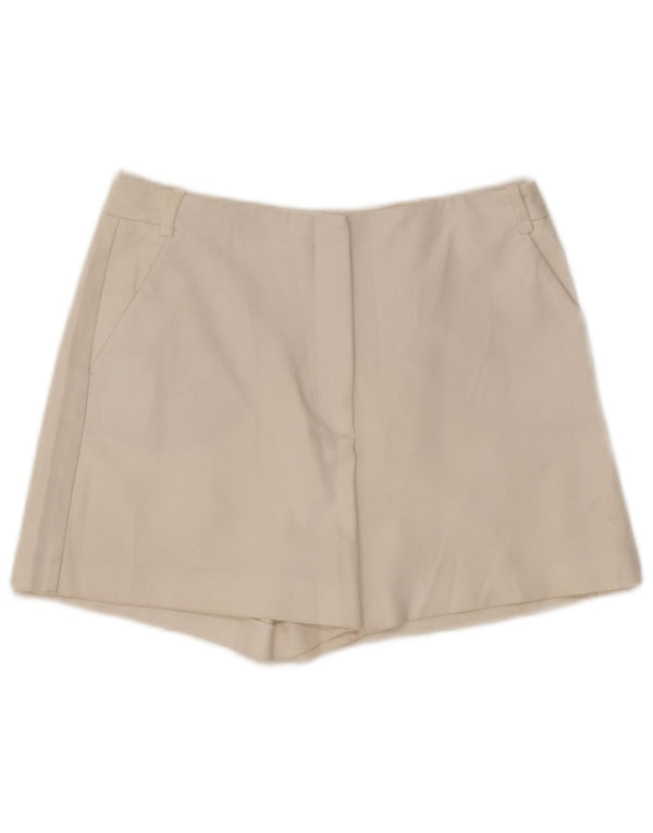 Pantaloncini chino da donna Zara medi W28 in cotone bianco sporco