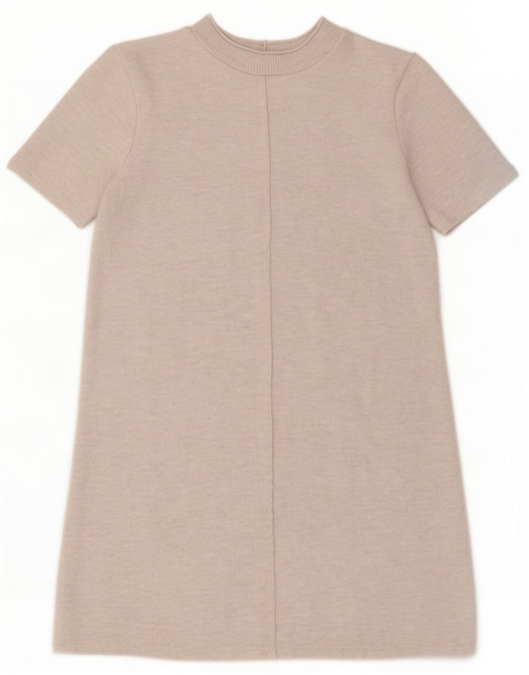 Vestito a trapezio da donna Zara UK 12 Beige medio Poliestere