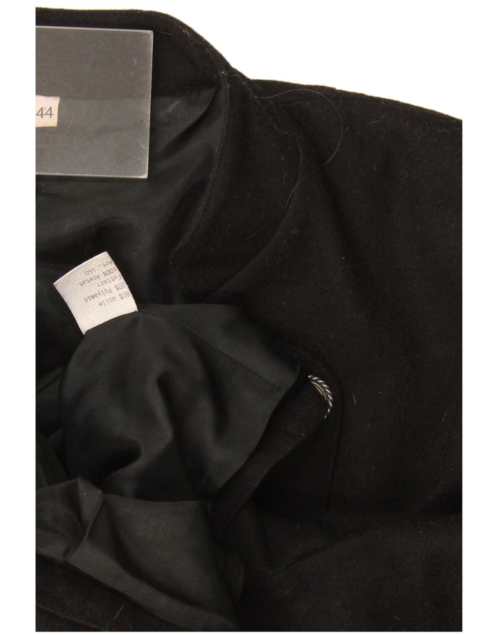 Giacca blazer vintage da donna a 1 bottone IT 44 lana nera media